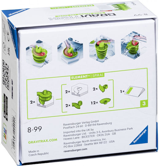 Ravensburger Element Spiral Εκπαιδευτικό Παιχνίδι Μηχανικής Gravitrax για 8+ Ετών