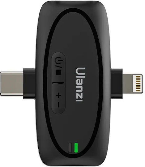 Ulanzi A020GBB1 Wireless Microphone Πέτου, Clip On for Vocals