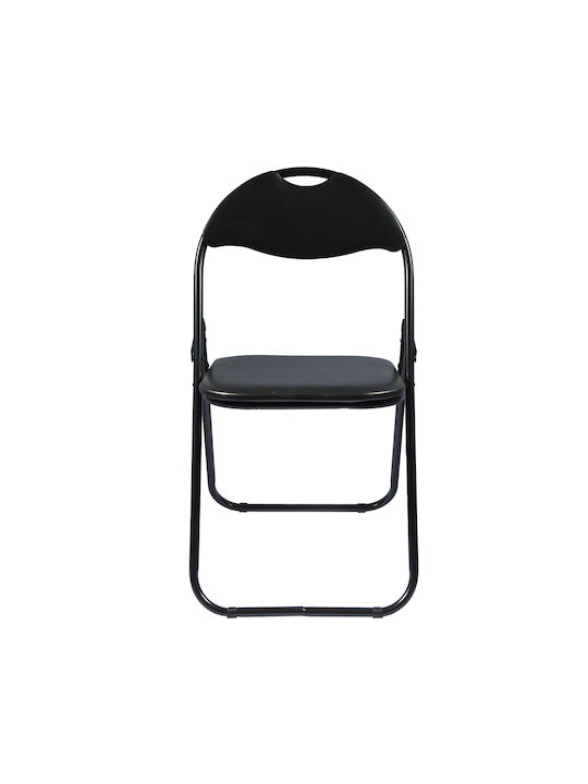 Scaune Bucătărie Pliabile Negru 1buc 38.5x43x79buc