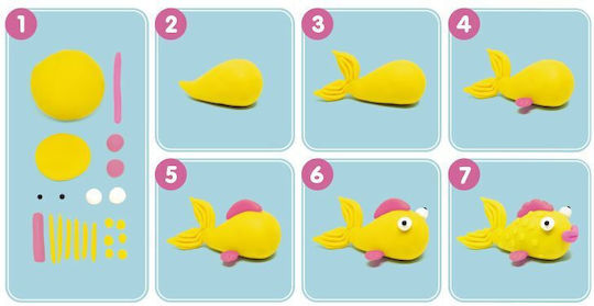 Milan Modelling Play Clay Yellowς 100gr