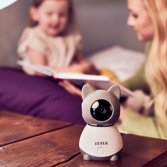 Tesla Smart Camera Baby Ασύρματη Ενδοεπικοινωνία Μωρού με Αμφίδρομη Επικοινωνία & Νανουρίσματα