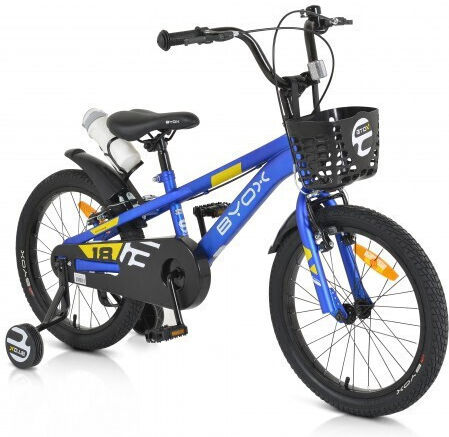 Byox 18" Kinder Fahrrad Stadt Blau