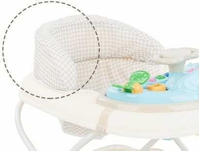 Kikka Boo Misty Baby Walker with Music Red