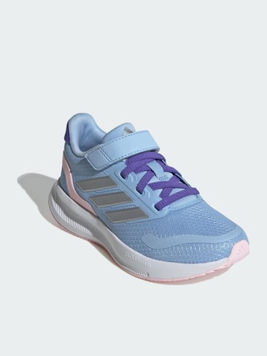 adidas Runfalcon 5 Luminos Albastru Deschis / Argintiu Metalic / Roz Transparent