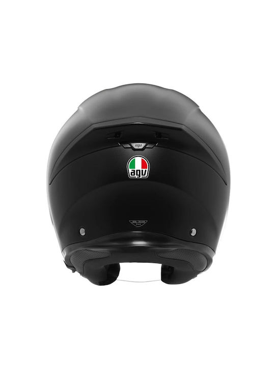 AGV K5 Jet Evo Mono Matt Black Κράνος Μηχανής Jet ECE 22.06 1350gr με Sunvisor