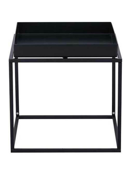 Next Quadratischer Beistelltisch Aus Metall Schwarz M40xL40xH41cm