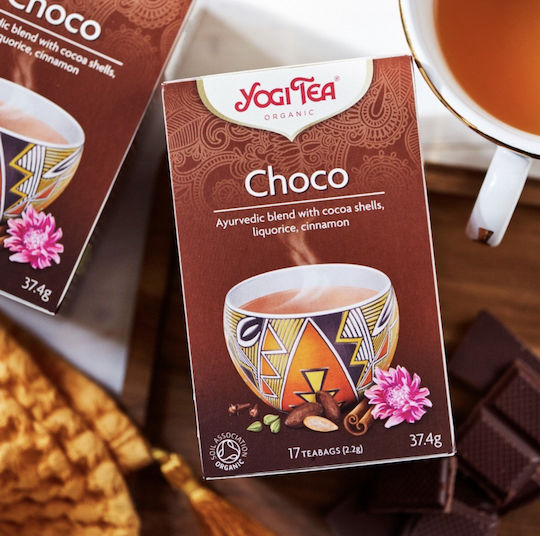 Yogi Tea Τσάι Βιολογικό Προϊόν Choco Aztec Spice 17 Φακελάκια 2.2gr