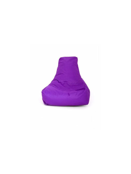 Πουφ Αχλάδι Αδιάβροχο Purple 55x55x75cm