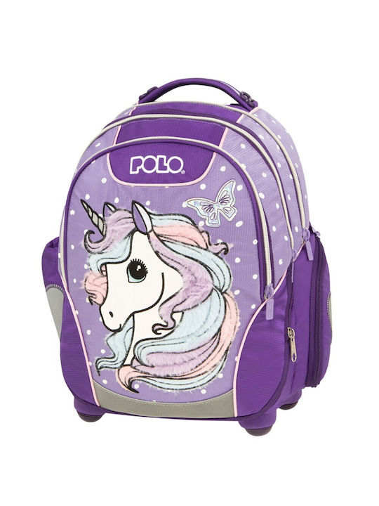 Polo Base-Free School Bag Trolley Elementary, Elementary Unicorn 25Liters 2024