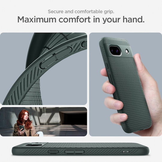 Spigen Liquid Air Back Cover Silicone Green (Google Pixel 8a)