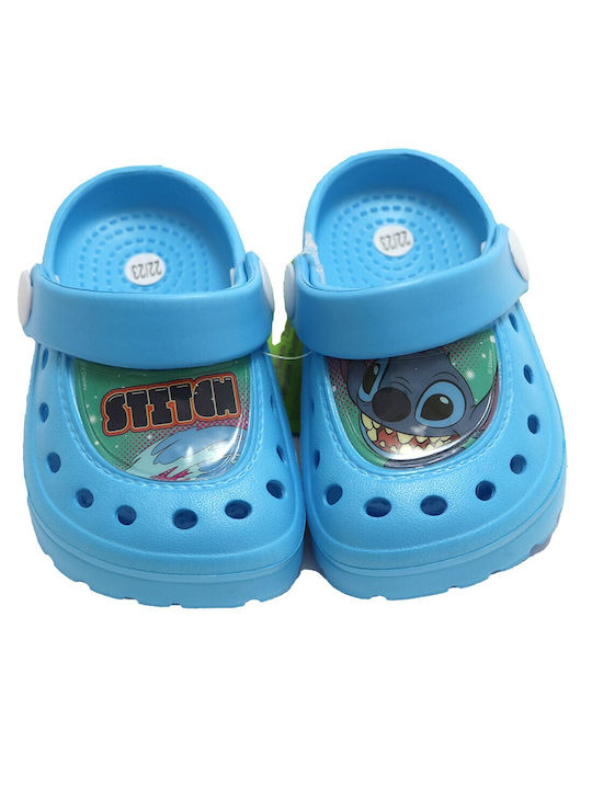 Disney Children's Beach Clogs Light Blue