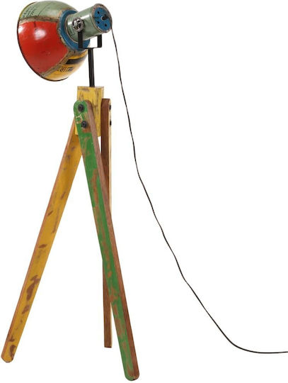 vidaXL Floor Lamp H120xW45cm. with Socket for Bulb E27 Multicolour