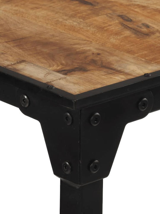 Table Bar from Solid Wood Raw Mango Mango wood masseuse 60x55x107cm