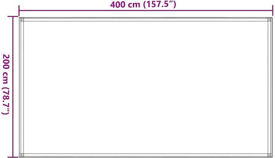 Χαλί Σκηνής Άμμου 200x400 Εκ Hdpe 200 X 400 Cm