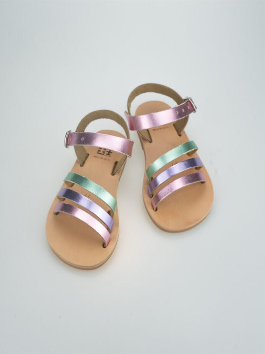 XX Kids' Sandals Panormo Tricolour Pastel