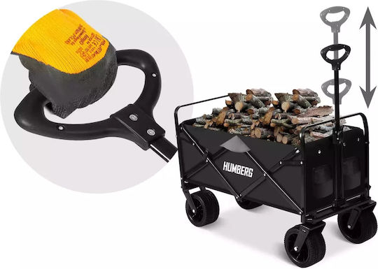 Dump Cart & Foldable Garden Cart Four-wheel 100lt