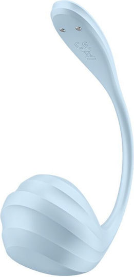 Satisfyer Smooth Petal Vibrator for Couples with Remote Control 23cm Light Blue