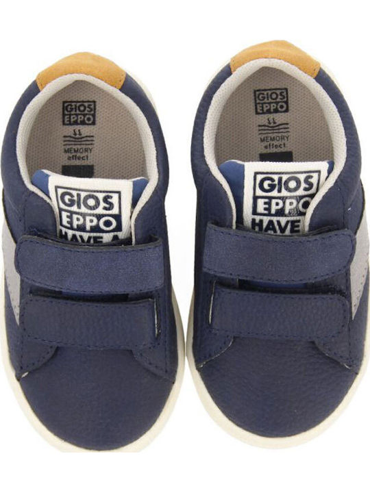 Kids Sneakers with Scratch Navy Blue