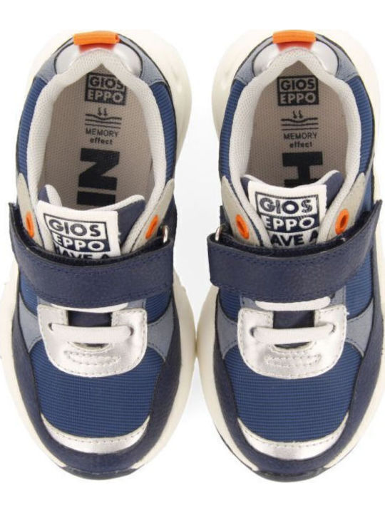 Παιδικά Sneakers με Σκρατς Navy Μπλε
