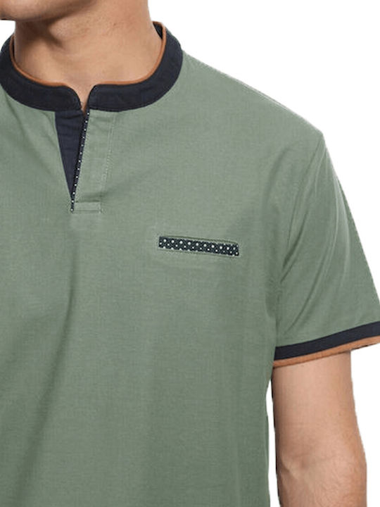 Double Men's Blouse Agave Green