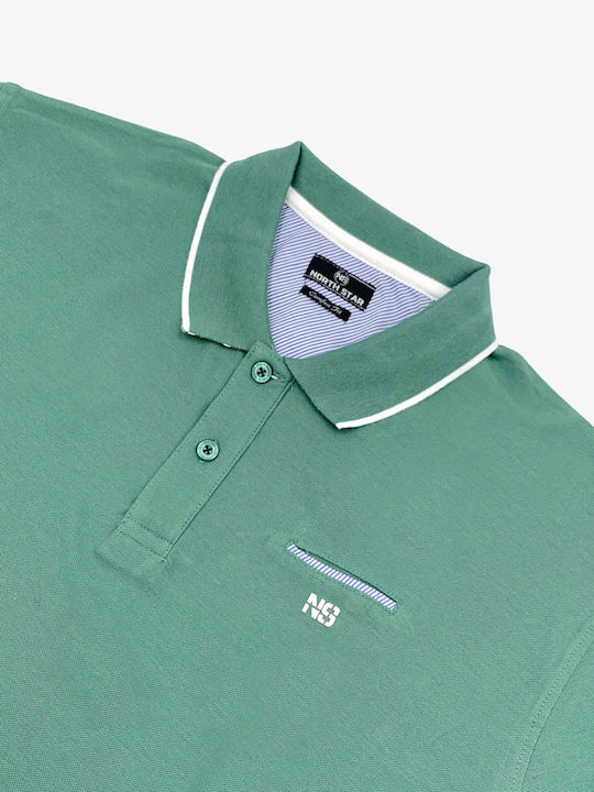 North Star Men's Blouse Polo Green