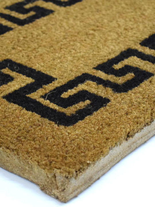 Sidirela Entrance Mat made of Coir Natura Meander 55x90cm