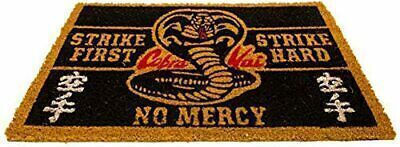 Pyramid International Fußmatte aus Kokosnussfasern mit rutschfester Unterlage Cobra Kai No Mercy Black / Yellow 40x60cm