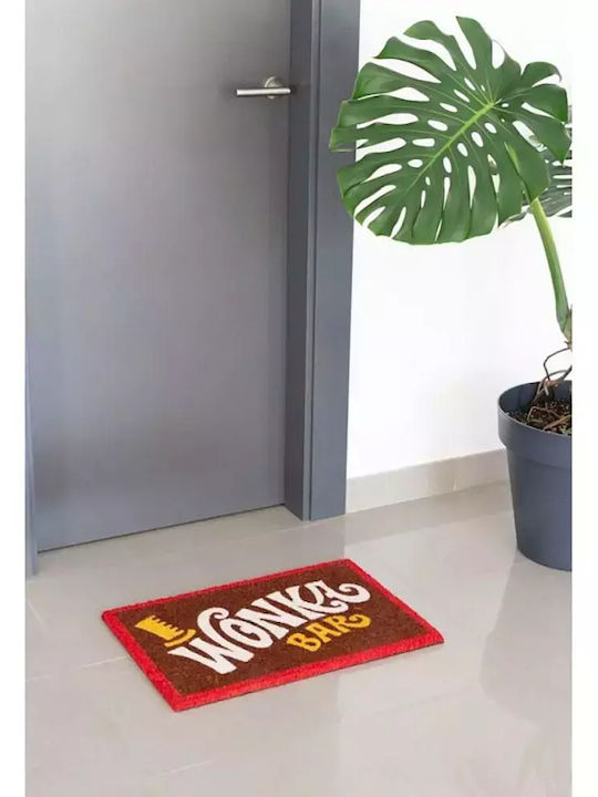 Grupo Erik Πατάκι Εισόδου από Κοκοφοίνικα Willy Wonka Wonka Bar Πολύχρωμο 40x60εκ.