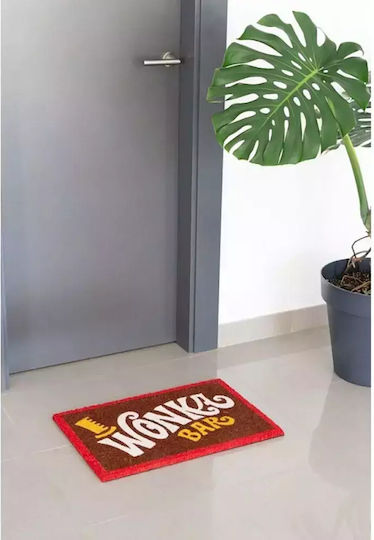Grupo Erik Fußmatte aus Kokosnussfasern Willy Wonka Wonka Bar Mehrfarbig 40x60cm