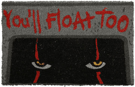 Pyramid International Entrance Mat Carpet IT: Chapter II Black 40x60cm