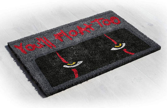 Pyramid International Entrance Mat Carpet IT: Chapter II Black 40x60cm