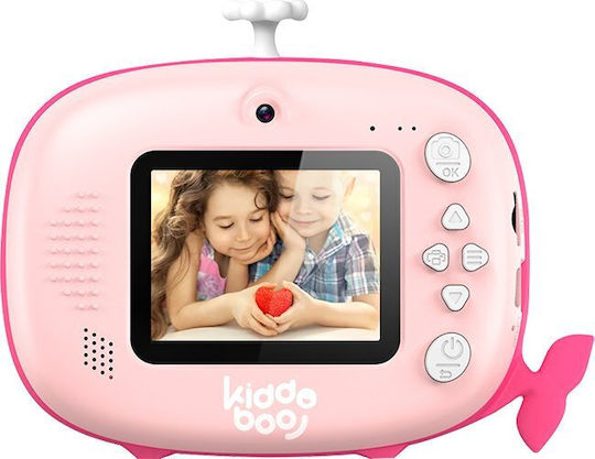 Kiddoboo FotoFun 2 Whale Compact Φωτογραφική Μηχανή Ροζ