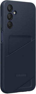 Samsung Card Slot Coperta din spate Silicon Rezistent Albastru Negru (Samsung Galaxy A15)