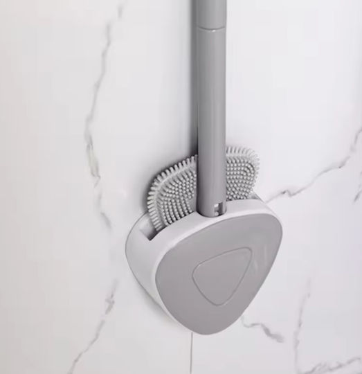 Kunststoff Badezimmer Toilettenbürste Gray