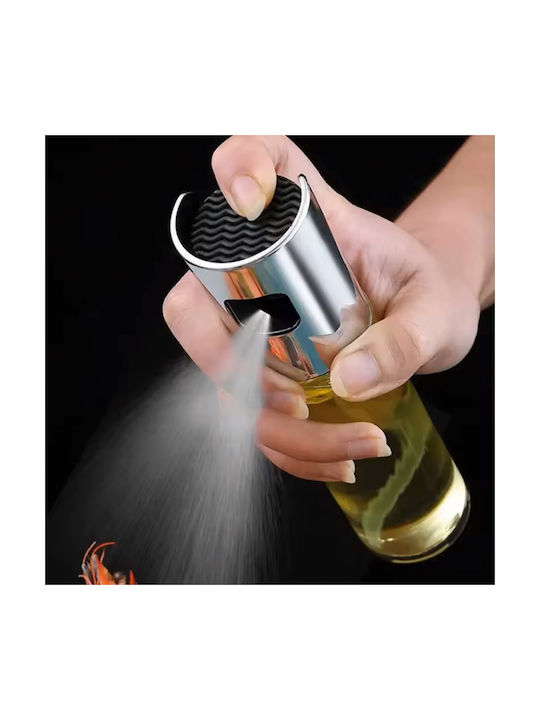 Keskor Cutie de ulei Seturi de dozatoare pentru ulei și oțet Sticlă 100ml Argint