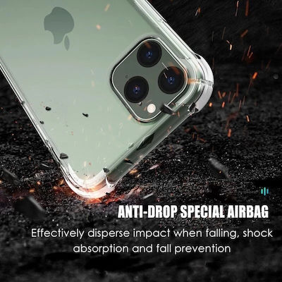 Techsuit Shockproof Clear Back Cover Silicone Transparent (Oppo A58 5G, Oppo A78 5G)