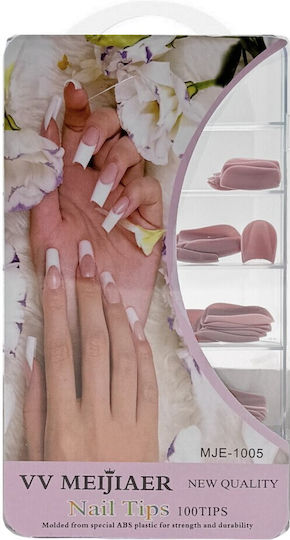 Nail Tips in Pink Color IS-718612664