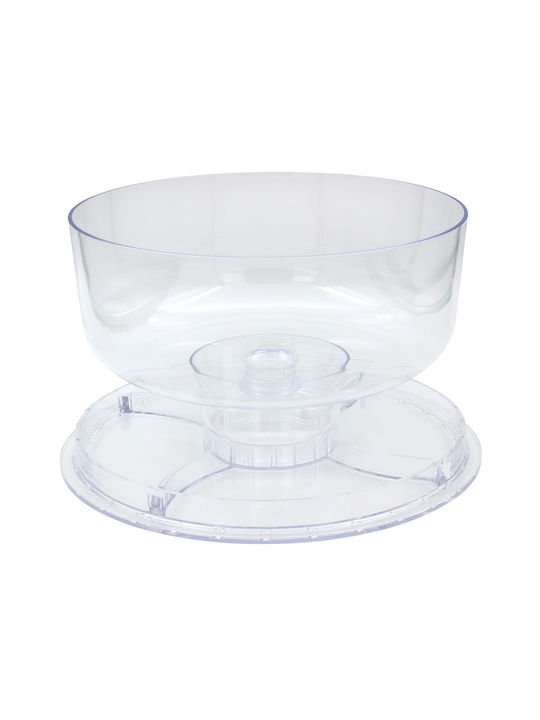 Keskor Cake Stand Transparent 31x31x20cm
