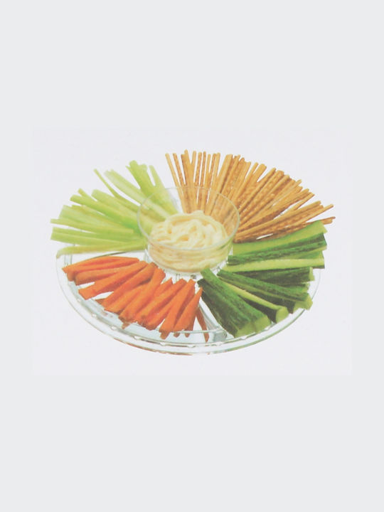 Keskor Cake Stand Transparent 31x31x20cm