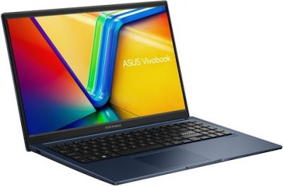 Asus VivoBook 15 X1504ZA-BQ362 15.6" FHD (Ядро i7-1255U/8ГБ/512ГБ SSD/Без ОС) Тихо синьо (Американска клавиатура)