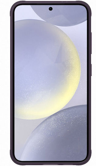 Samsung Back Cover Πλαστικό Σετ με Τζαμάκι Dark Violet (Galaxy S24)