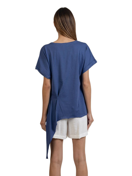 Aggel Femeie Tricou Blue