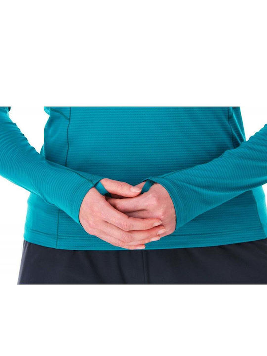 Bluza Sportivă Damă Mânecă Lungă Ultramarin -ULM