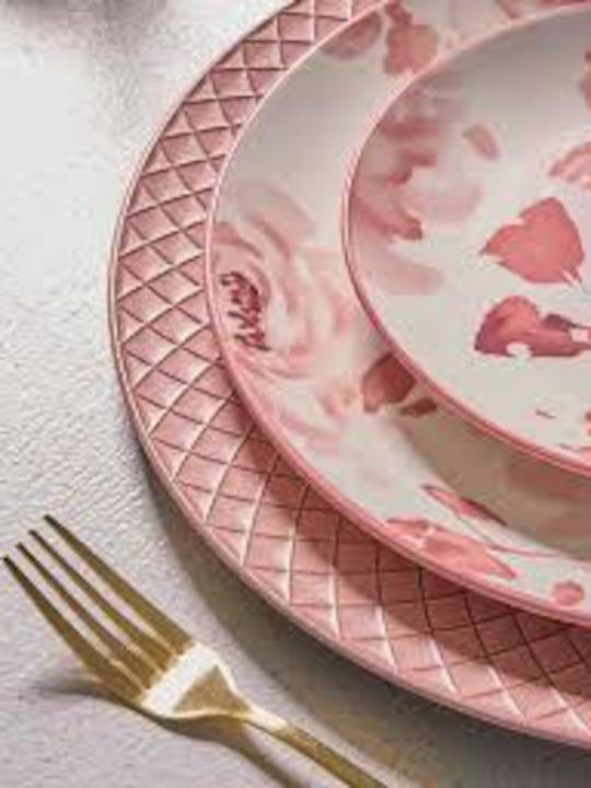 Tognana Pink Porcelain Dinnerware Set 18pcs