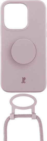 Just Elegance PopGrip Back Cover Silicone Pink (iPhone 13 Pro)