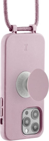 Just Elegance PopGrip Back Cover Silicone Pink (iPhone 13 Pro)