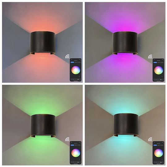 Dimmable Στεγανό Επιτοίχιο Εξωτερικό Φωτιστικό LED 12W 10x10x10εκ. Dimmable Στεγανό Επιτοίχιο Εξωτερικό Φωτιστικό LED 12W 10x10x10εκ.