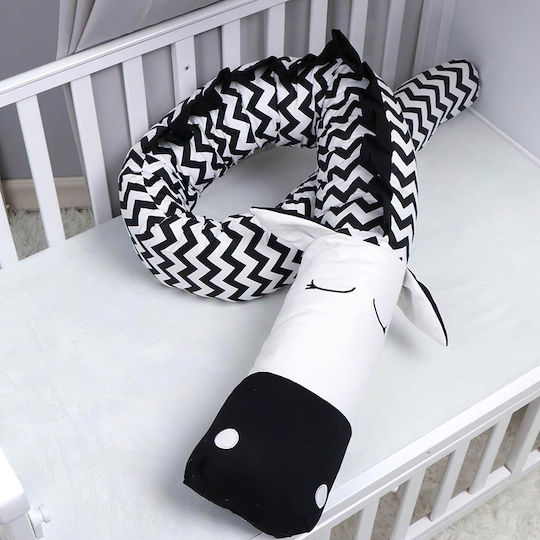 Rythmos Zebra Πάντα Snake Εσωτερική White-Black 10x200cm