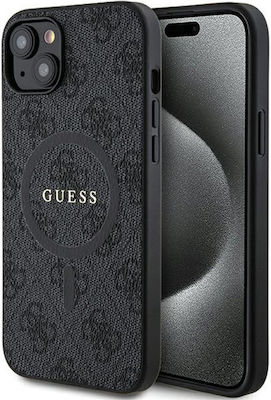 Guess 4g Colored Back Cover Synthetic Black (iPhone 15)