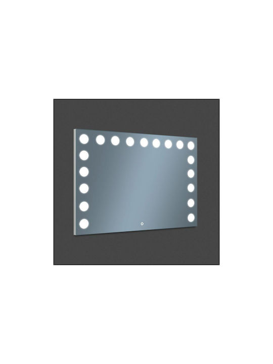 Bathroom Mirror Led Touch with Length 80cm
